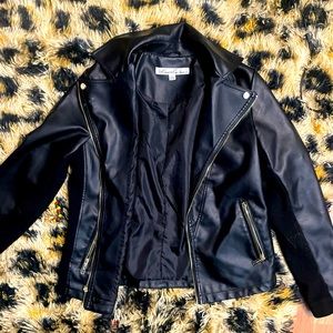 Kenneth Cole Leather Jacket Size M